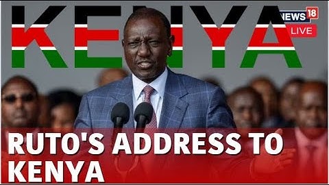 Kenya Protest Live | President William Ruto Addresses Nation At Statehouse Live | Kenya News | N18G