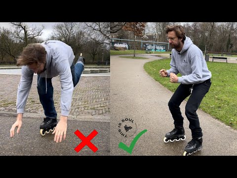 THE RIGHT POSITION ON INLINE SKATES