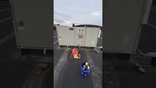 simple Rooftop Unit. still took all day