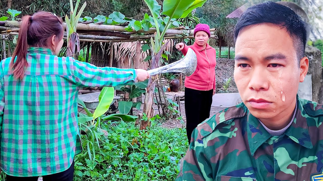 Husband left everything, went into the woods, mother-in-law threatened & forced me to bring him back