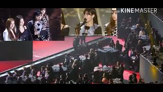 IDOLS REACTION TO BLACKPINK AT SMA 2018 EDIT WITH THE SONG LOVE ME LIKE YOU DO