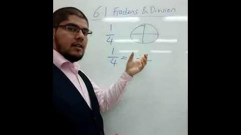 6-1 Fractions and division