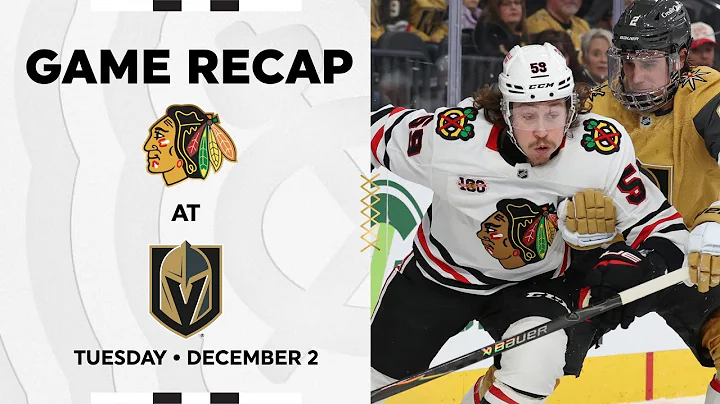 Blackhawks at Golden Knights Game Highlights | 12.2.25