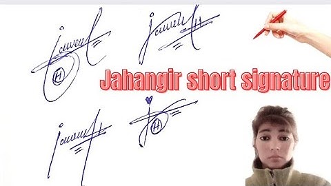 Jahangir easy short signature with arooj