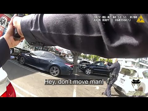 Perp Brandishing A Firearm Takes The Concrete Temperature Challenge