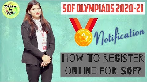 How to register online for SOF? | SOF Olympiads 2020-21 | Online Registration
