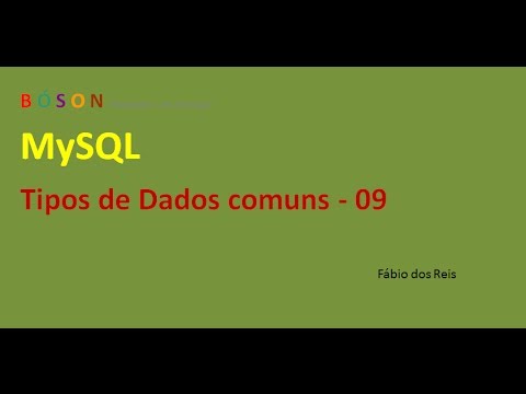 Vídeo: O QUE É O tipo de dados SET no MySQL?