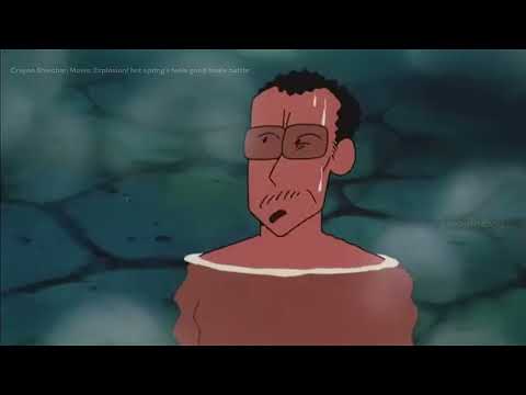 Crayon Shinchan Movie Explosion Hot Spring S Feels Good Finale Battle Unknown Creature Scene 
