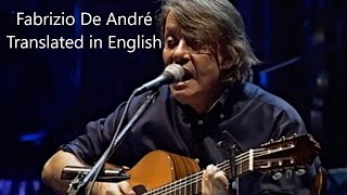 Fabrizio De André - Sidun English Subtitles