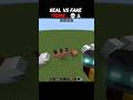 Minecraft REAL vs. FAKE Challenge! 😱 #shorts #babydance