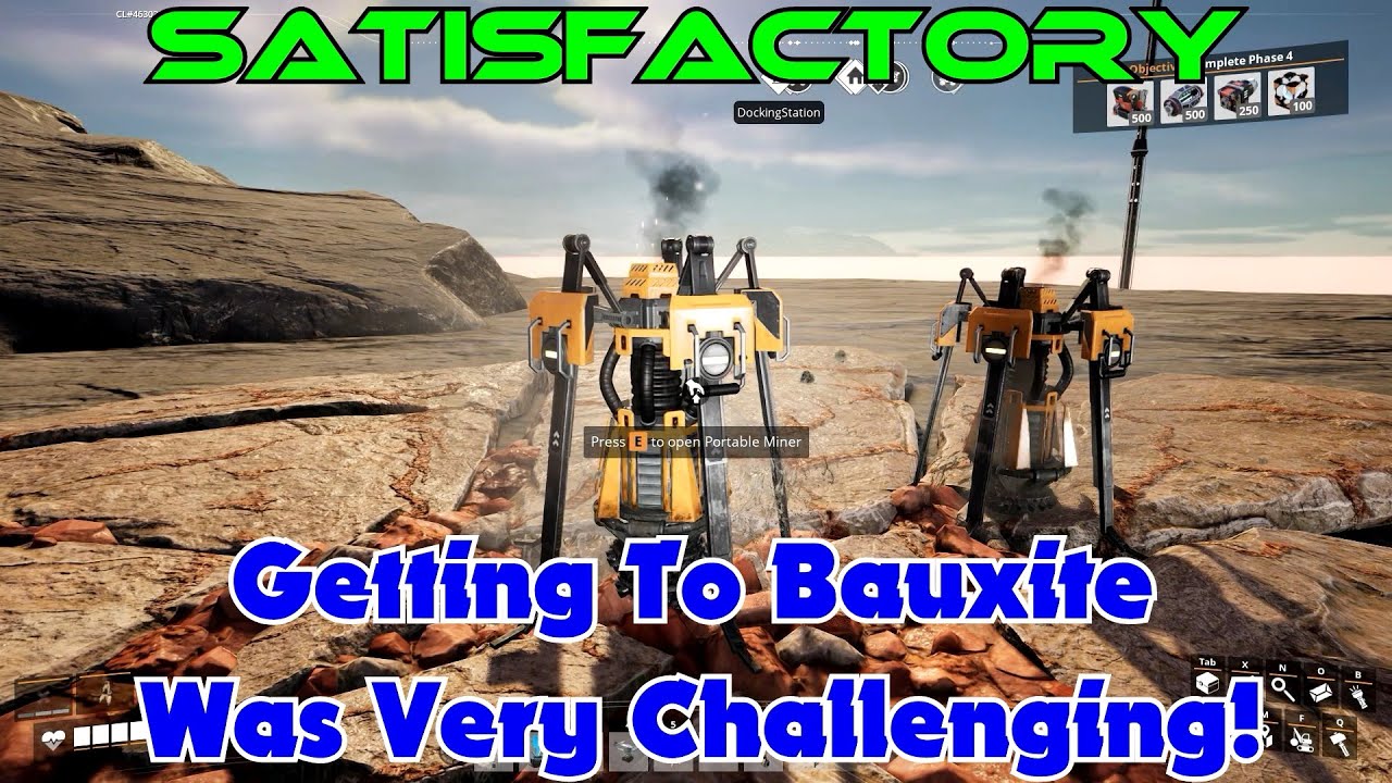 Getting To Bauxite Was Very Challenging! Satisfactory 1.0 Gameplay Ep-32