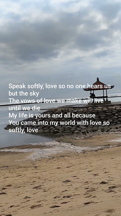 Speak Softly Love - Andy Williams #music #song #lyrics #songlyrics #goldensong #lovesong #shorts