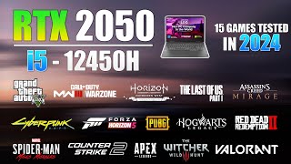 Lenovo LOQ : i5 12th Gen 12450H RTX 2050 - Test in 15 Games in 2024