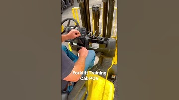 Cab POV forklift training. #east2westsafetyplus #forklift #forkliftoperator #good #fun #training