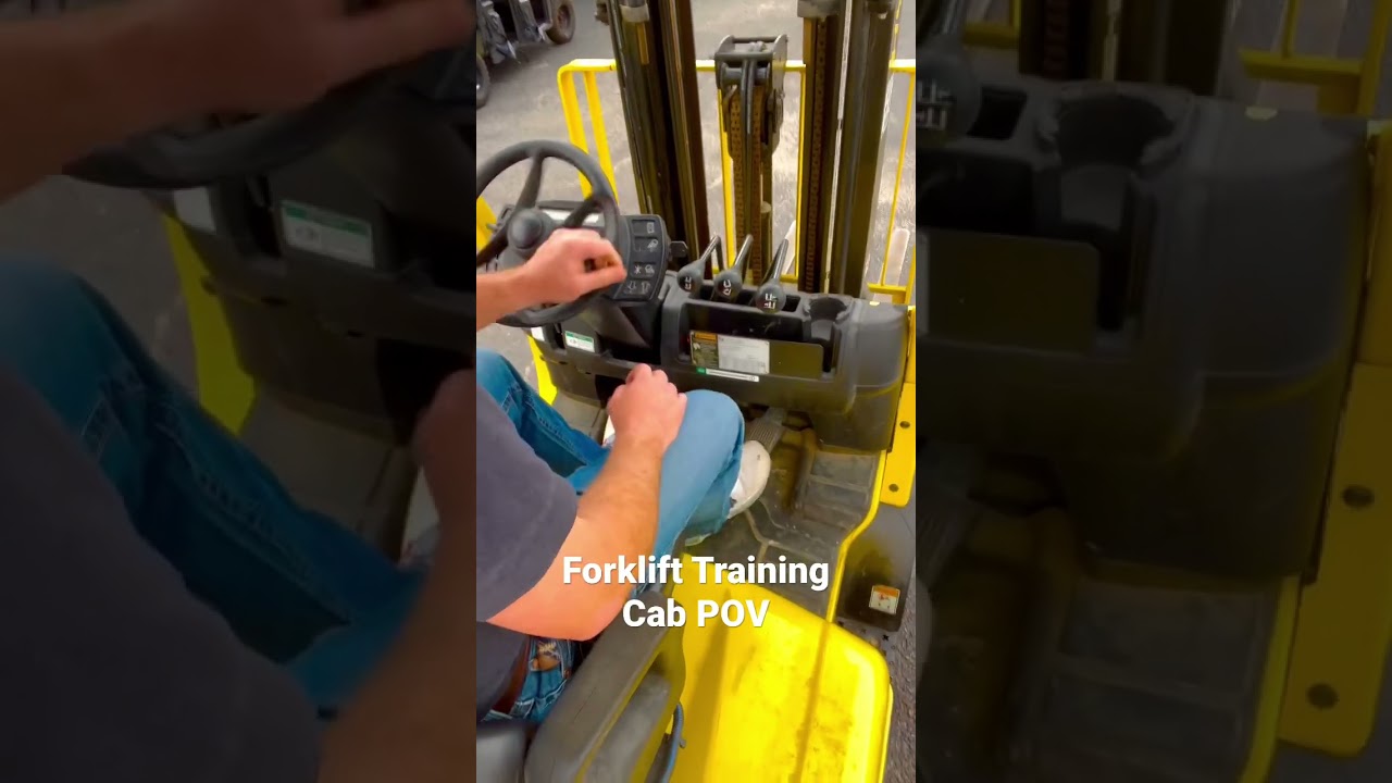 Cab POV forklift training. #east2westsafetyplus #forklift #forkliftoperator #good #fun #training