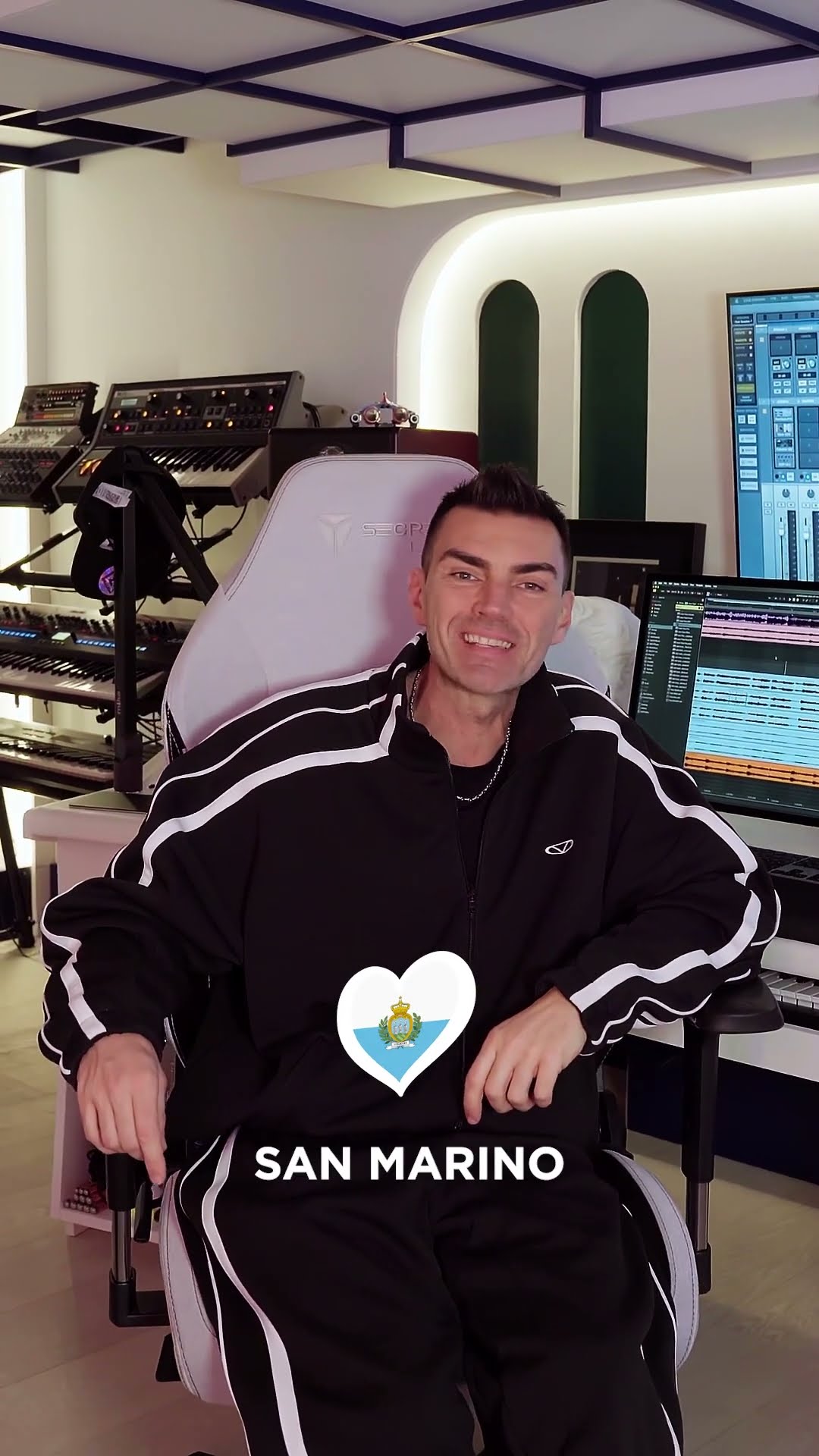 Our San Marino Song Contest winner says 'ciao'! ?? Let's say 'ciao' back to Gabry Ponte ?