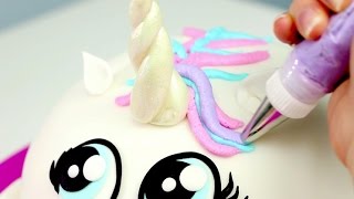 DIY Rainbow UNICORN CAKE!