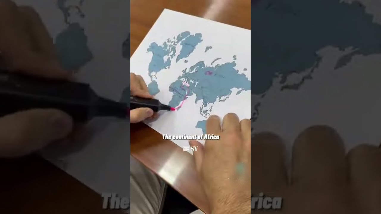 The Real Size Of Africa On Map Shorts