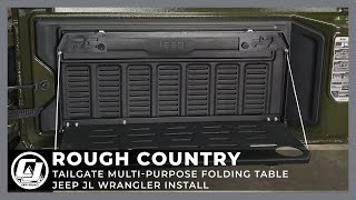 20182021 Jeep JL Install | Rough Country Tailgate Folding Table