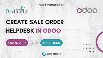 How To Create Sale Order Helpdesk In Odoo  #odoohelpdesk