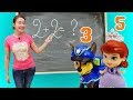 Мультики для детей: Веселая школа — Игрушки из мультфильмов и Веселые уроки для малышей