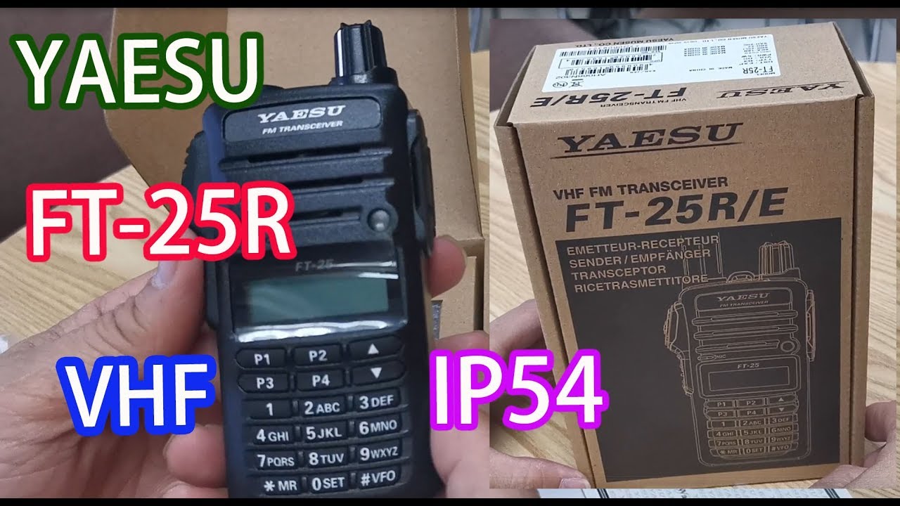 Emisora Yaesu FT-25 Walkie De VHF