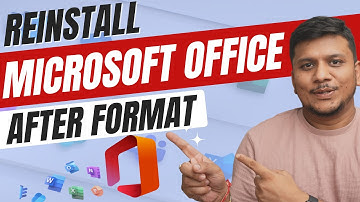 How to Get Microsoft office back after formatting PC | How to reinstall Office Home & Student 2021