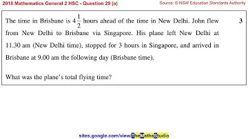 2018 Maths General 2 HSC Q29a Find plane