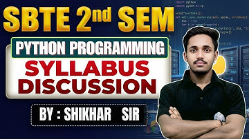 Python Programming | Syllabus Discussion | Bihar Polytechnic First Semester  @BIHARPOLYTECHNICADDA ​