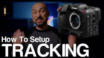 How To Enable Tracking on the Canon C70 with object tracking performance example