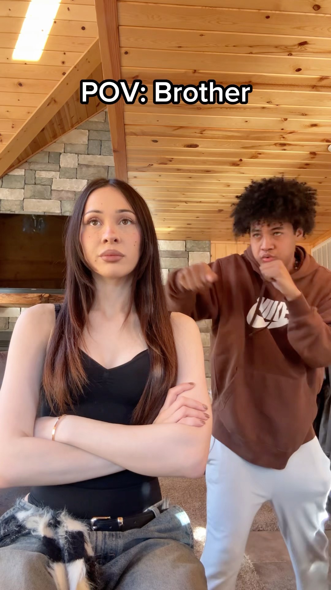 POV: brother ? ​⁠@skyyjade #elsarca #tiktok