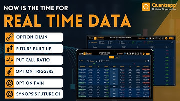 Real Time Options Data Now Available on Quantsapp | #options #realtimedata