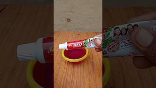 Dabur Red Toothpaste And Matchstick Experiment #Shorts #Ramcharan110