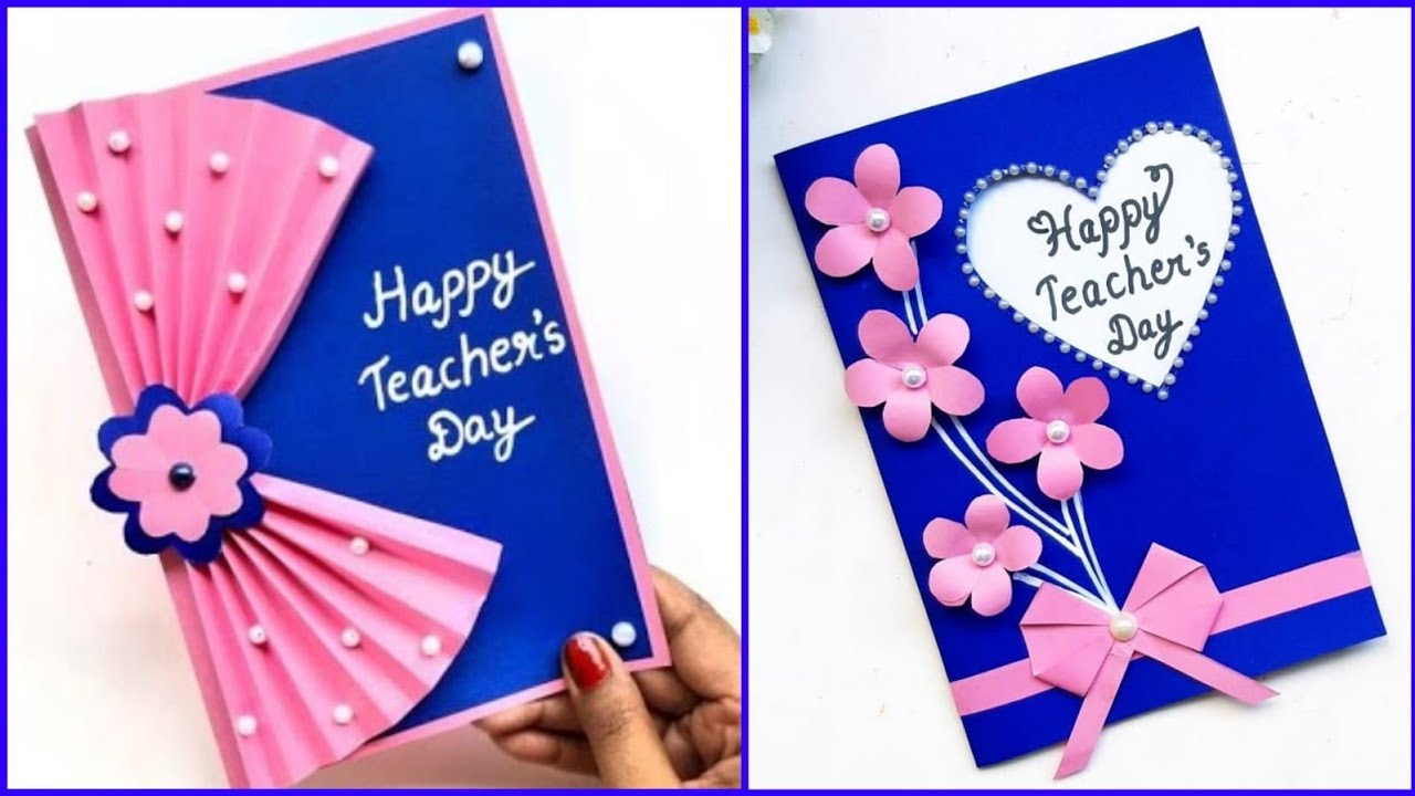 DIY Teacher's Day Greeting Card/Handmade Teachers Day card making ideas ...