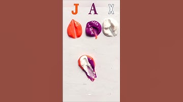 What color do mixed JAX makes #jax #satisfying #colormixing #alphabetlore