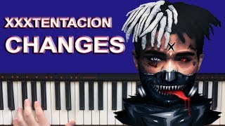 XXXTENTACION - Changes  | Piano Instrumental | How to play tutorial