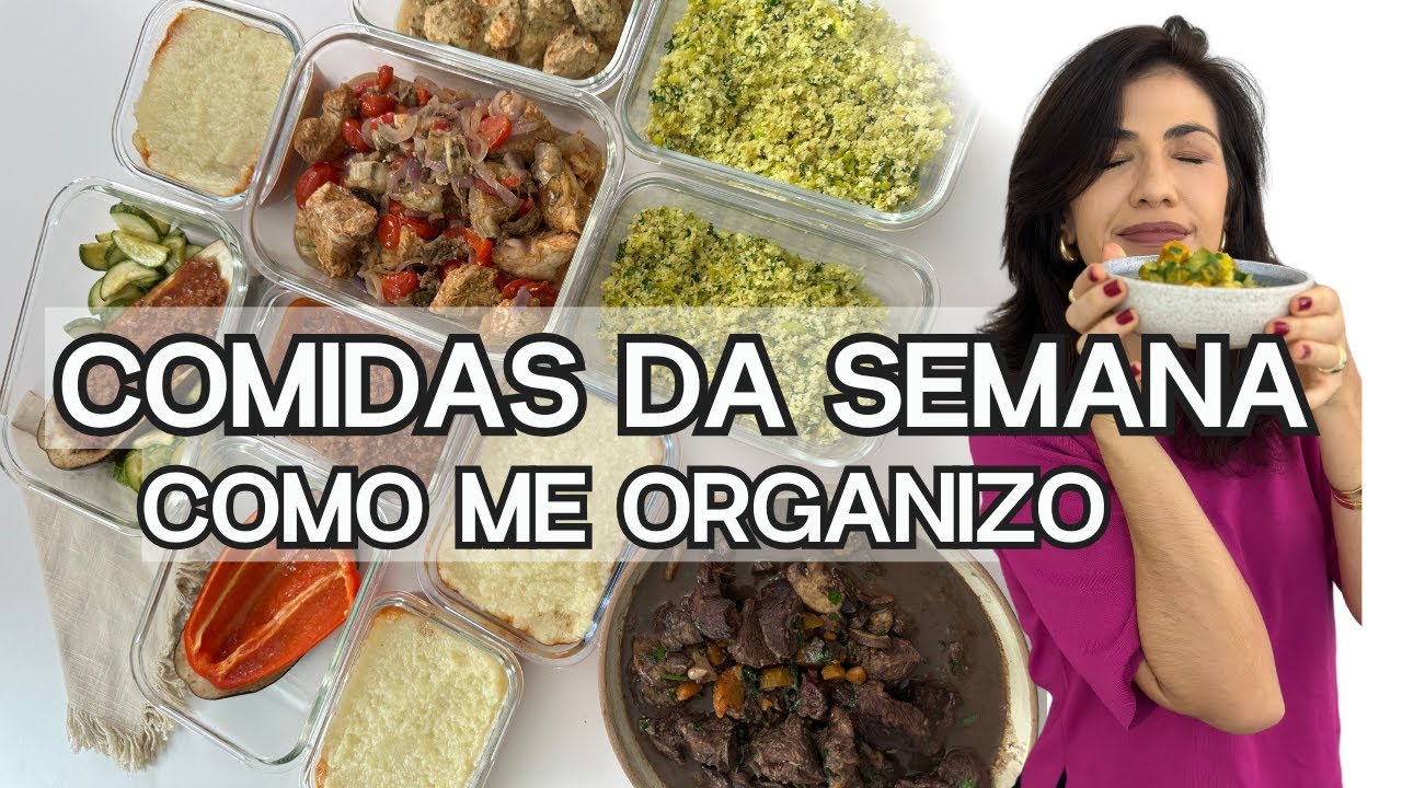Como planejo a comida saudável da semana | Cardápio saudável | Mariana Talita