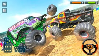 American Monster Trucks and Prado Jeep Demolition Derby Crash Racing Simulator - Android Gameplay. screenshot 3