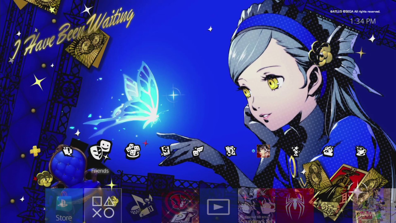 Persona 5 Royal Lavenza Ps4 Theme Avatar Set Youtube