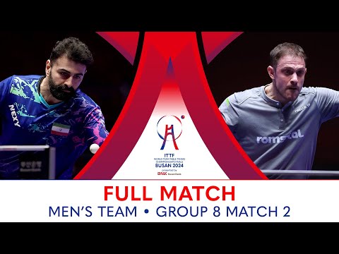 видео: FULL MATCH | Noshad ALAMIYAN vs Ovidiu IONESCU | MT Group 8 - Match 2 | #ITTFWorlds2024