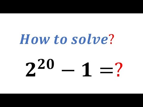 How to solve this cute math problem - YouTube