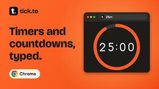 Timer & Countdown Chrome Extension | Pomodoro, Tabata | tick.to