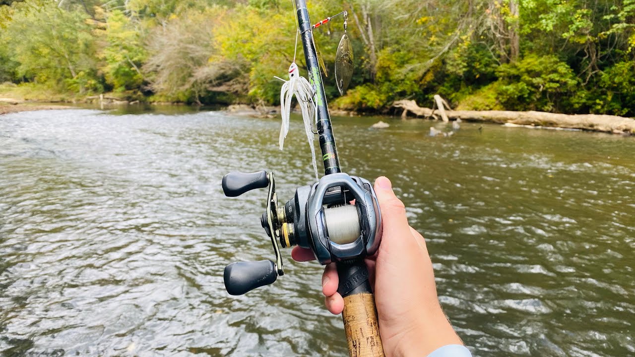 One of My BIGGEST River Bass EVER!!
