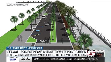 VIDEO: Final seawall project phase includes changes around White Point Garden