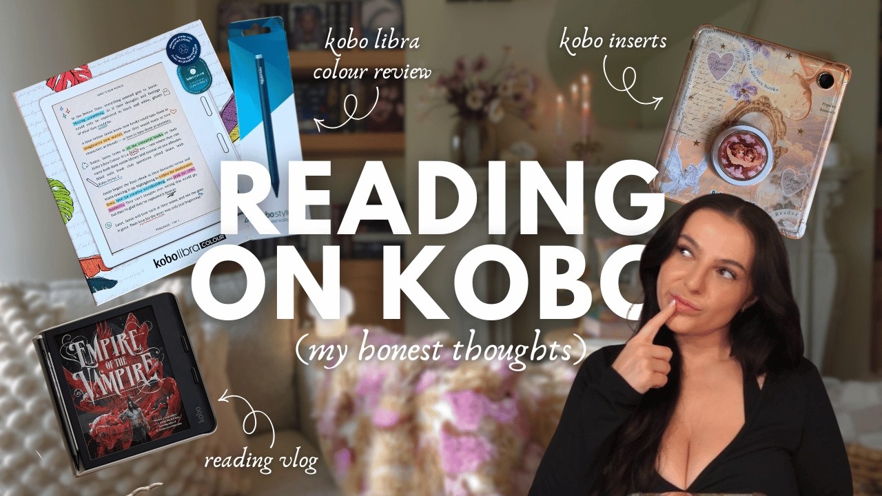 trying out KOBO as a kindle reader (my honest thoughts) 🌟