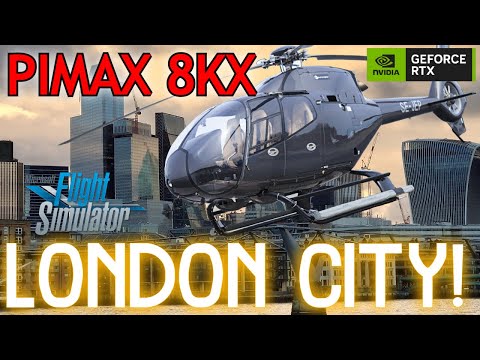 MSFS | PIMAX 8KX, RTX 4090 INSANE GRAPHICS! LONDON CITY STRESS TEST