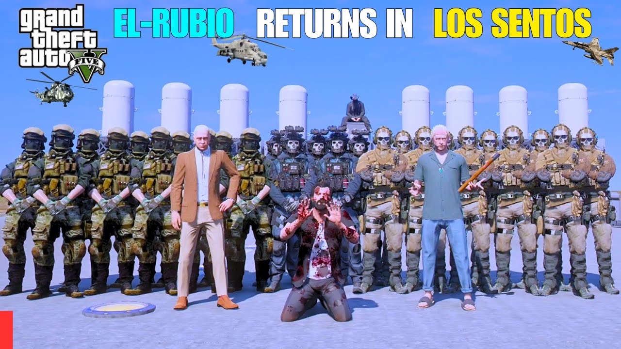 EL-RUBIO RETURS IN LOS SENTOC !! GTA5 CINEMATIC GAMEPLAY @Tecno Gamez