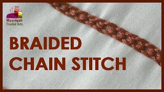 HUNGARIAN BRAIDED CHAIN Stitch | Hand Embroidery #9 - 043