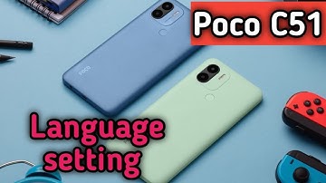 Language Change In Poco C51,Poco C51 Mein Language Change Kaise Karen, Language Setting