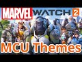 I assigned mcu music to overwatch 2 characters